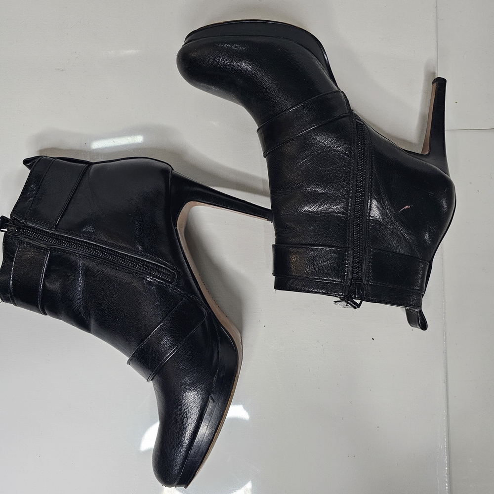 Nine West Black Heeled Boots